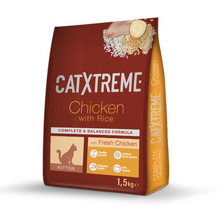 Catxtreme Kitten Pollo y Pavo pienso para gatos 