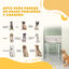 PawHut Barrera para Perros Puerta para Perros con Ancho Ajustable 76-104 cm Barrera de Seguridad para Perros con 2 Extensiones para Escaleras y Puertas Blanco, , large indicador imagen numero 9