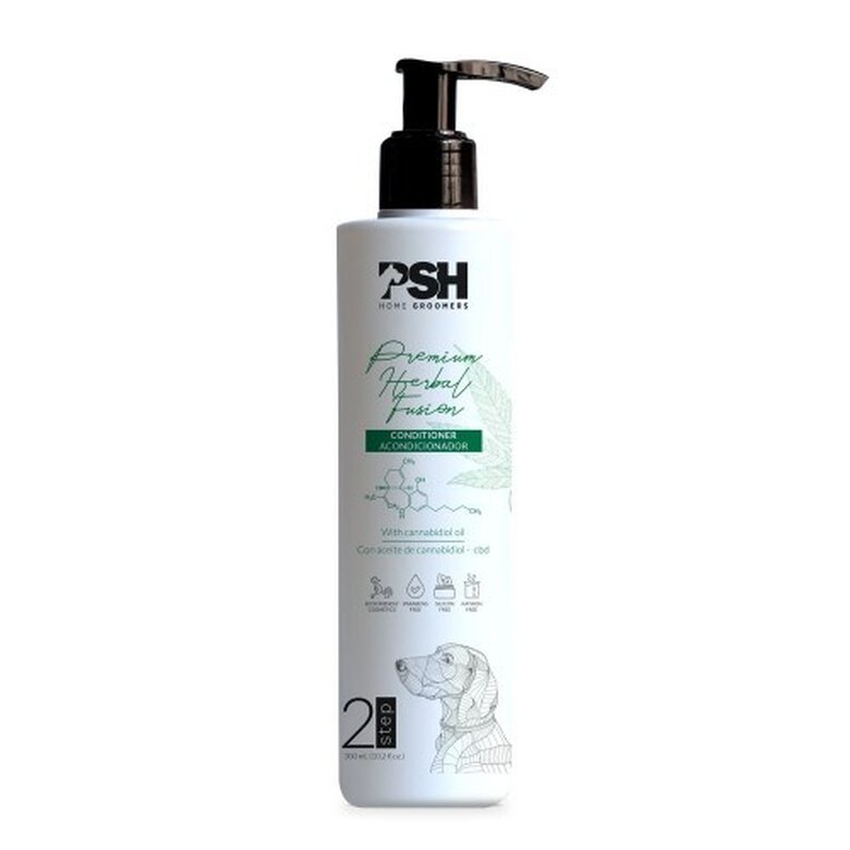 PSH COSMETICS premium herbal fusion acondicionador olor herbal para perros, , large image number null