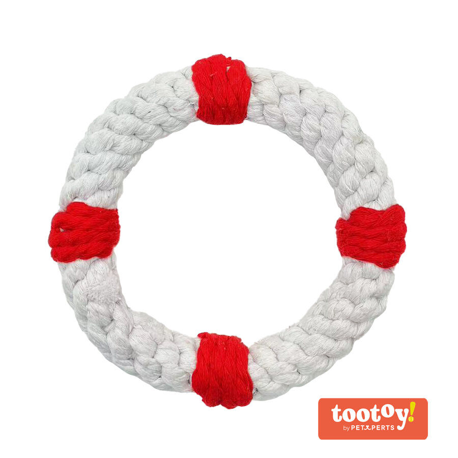 Tootoy! Comfort Life Ring Rope juguete de cuerda para perros thumbnail