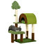 PawHut &Aacute;rbol Rascador para Gatos Mediano 107 cm Torre para Gatos Centro de Actividades para Gatitos con Nido Poste de Sisal C&eacute;sped Falso y Bola Colgante 49x40x107 cm Verde, , large indicador imagen numero 1