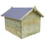 Vidaxl caseta de madera para perros, , large indicador imagen numero 3