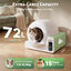Nobleza - SL04 Arenero Autolimpiable para Gatos 72L, Caja de Arena Autom&aacute;tica con Control por App, Triple Desodorizaci&oacute;n y Sensor de Seguridad Antiatascos para M&uacute;ltiples Gatos, , large indicador imagen numero 2