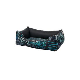 Cama para perro Rogz Graphix 90x59x29cm Estampado Doodle Talla L (21-40kg)