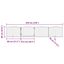 vidaXL Puerta para perros plegable 4 paneles madera de álamo 320 cm, , large indicador imagen numero 10