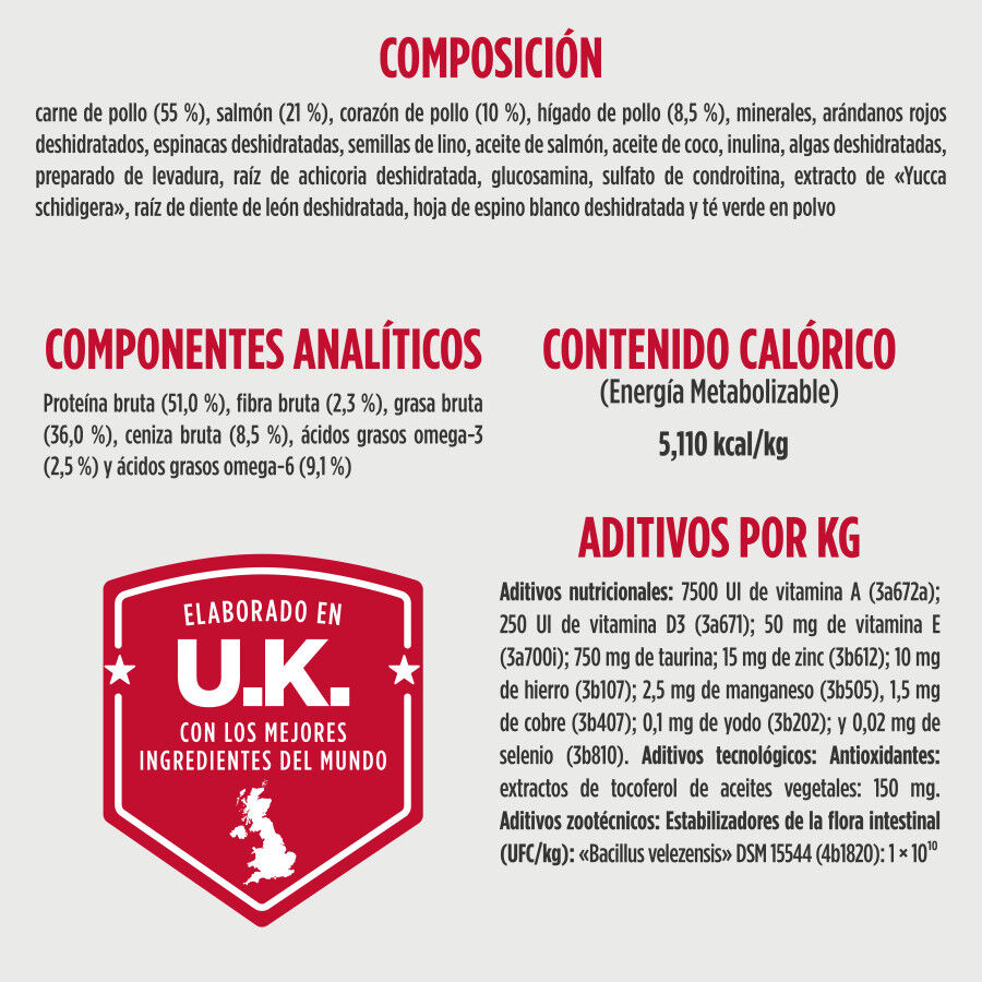 150 g Nulo Freeze Dried Raw Pienso Pollo y Salm&oacute;n para gatos, , large Imagen numero 4