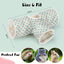 Nobleza T&uacute;nel para Cobayas y Conejos de 3 V&iacute;as &ndash; Resistente a Mordeduras, Tela Oxford, Plegable &ndash; Juguete Interactivo para Ratas, Chinchillas y Hurones &ndash; &Oslash;15 x 45 cm, Blanco y Verde, , large indicador imagen numero 3
