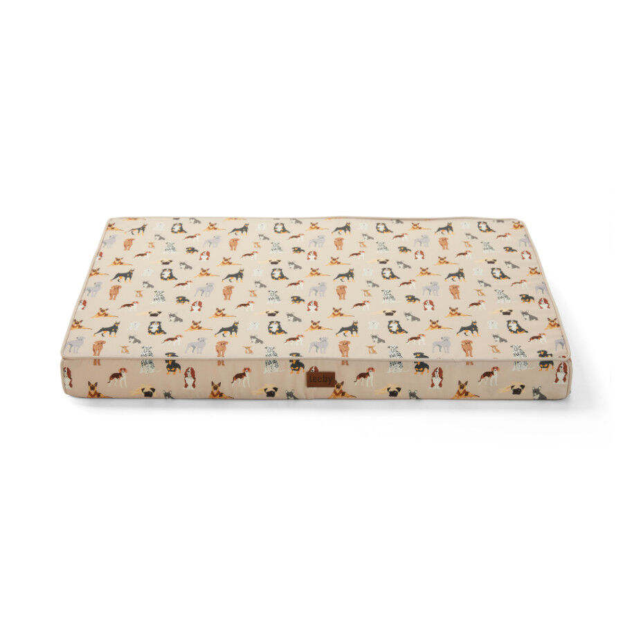 Leeby colch&oacute;n viscoel&aacute;stico estampado perros para perros, , large Imagen numero 1