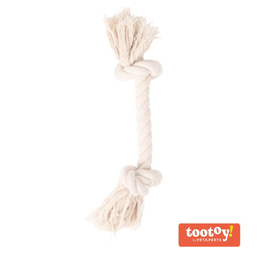 Tootoy! Pull Natural Rope Bone juguete de cuerda para perros thumbnail