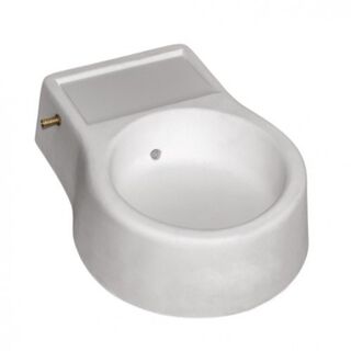 Bebedero automático de hormigón para perros color Blanco