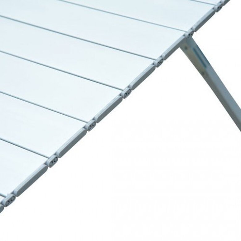 Mesa plegable Outsunny de camping de aluminio color Gris, , large image number null
