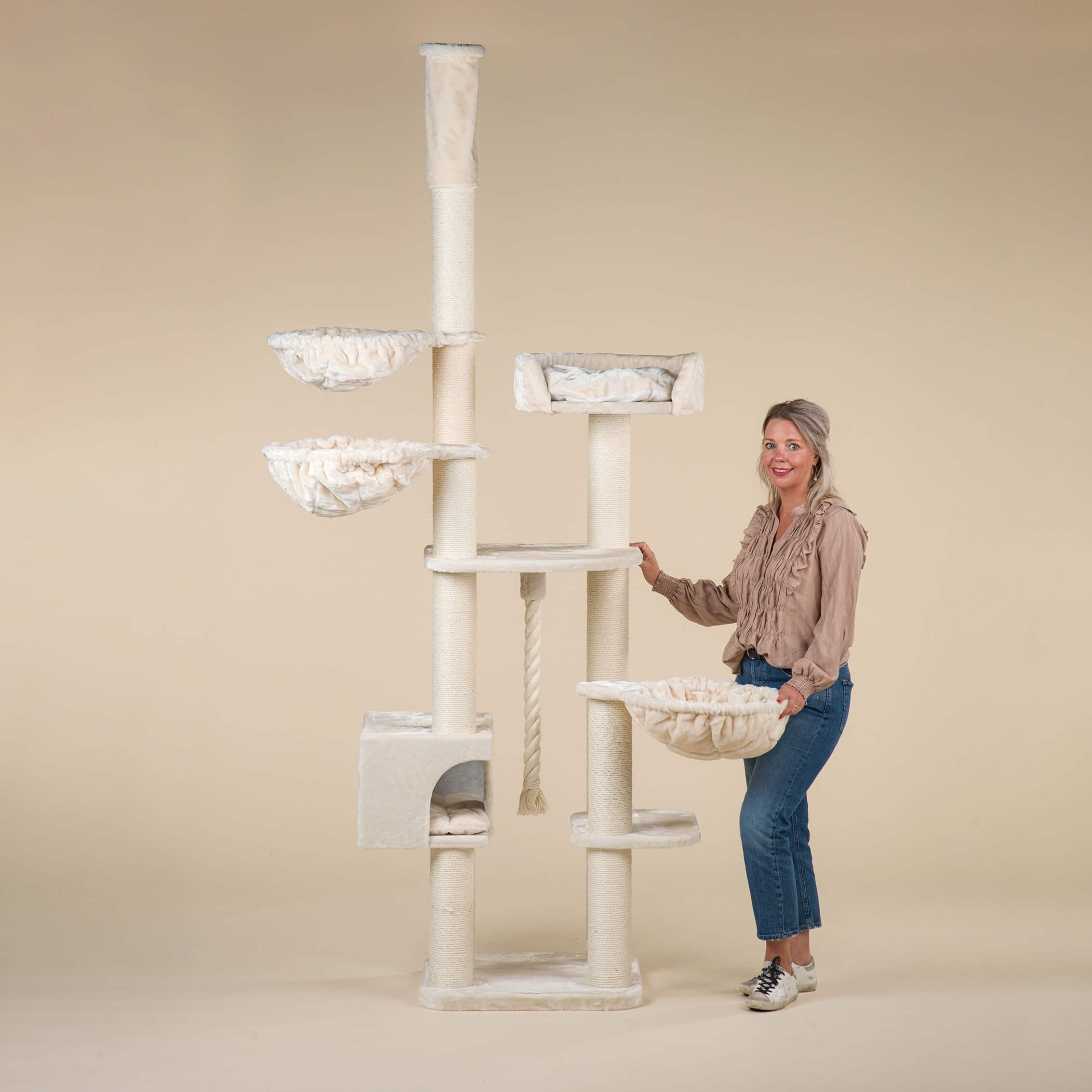 Rascador Catdream de Luxe para gatos color Crema, , large Imagen numero 2