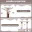 COSTWAY Árbol Rascado para Gatos de 140 cm de Altura, Torre Multinivel para Gatos con Postes de Sisal, Plataformas, Nido, Hamaca, Escalera y Bola, Centro de Actividades para Gatos de Interior, Beige, , large indicador imagen numero 5