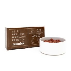 Natuka Snack Natural Menú Barf Conejo Cordero para perros