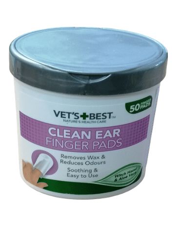 Vet’s Best Toallitas para limpiar oídos de perros y gatos