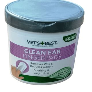 Vet’s Best Toallitas para limpiar oídos de perros y gatos
