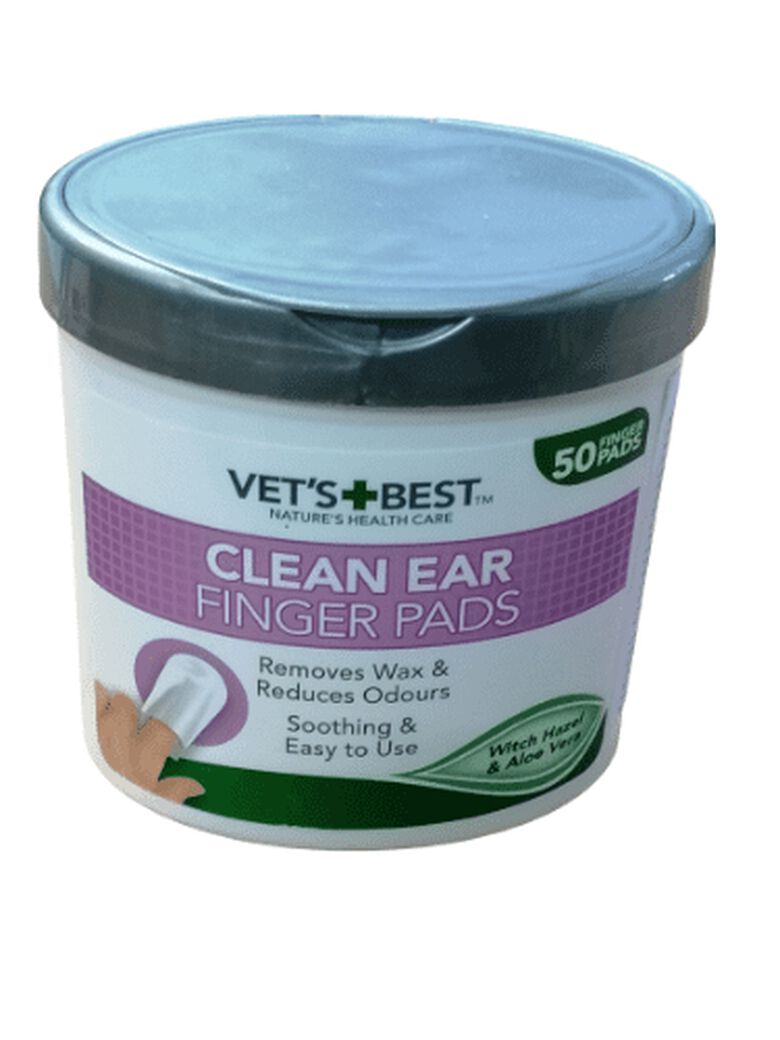Vet’s Best Toallitas para limpiar oídos de perros y gatos
