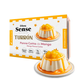 Dibaq Sense Turr&oacute;n Panna Cotta de Mango 185g