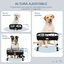 PawHut Comedero Elevado para Perros de 4 Alturas Ajustables Comedero Doble para Perros con Tazón 1000 ml y Tazón Lento 600 ml de Acero Inoxidable 43x25x30 cm Negro., , large indicador imagen numero 5