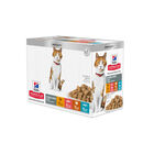 Hill's Young Adult Science Plan Sterilised Carne y Pescado sobre para gatos - Multipack  12, , large image number null