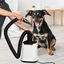 PawHut Secador de Pelo para Perros 2000W con Soplador para Mascotas Profesional con Temperatura Ajustable Velocidad Continua Manguera 1,2m 4 Boquillas 23x23x26,5 cm Blanco., , large indicador imagen numero 2