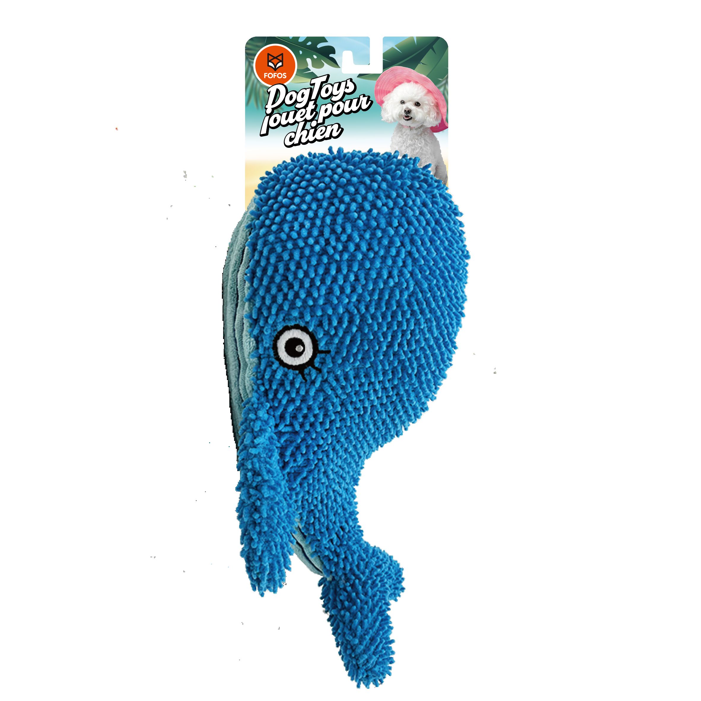 FOFOS | Peluche Ballena Resistente y Suave con Sonido - Para Perro, , large Imagen numero 1