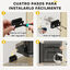PawHut Barrera para Perros Negro, , large indicador imagen numero 5