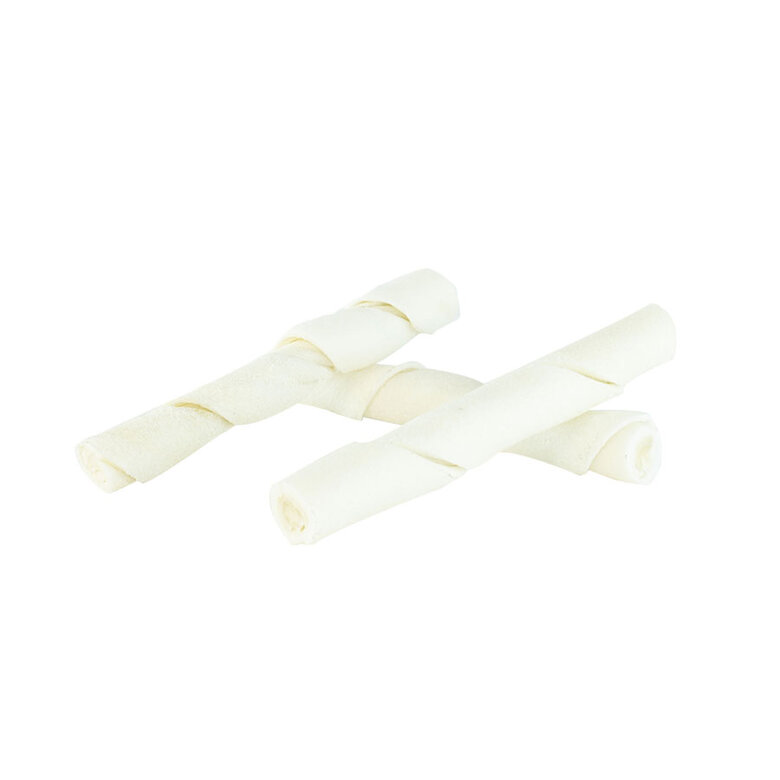 Dogzilla Palitos Twisted Natural de cuero para perros, , large image number null