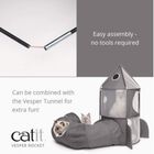 Refugio plegable Catit Vesper Rocket para gatos color Gris, , large image number null