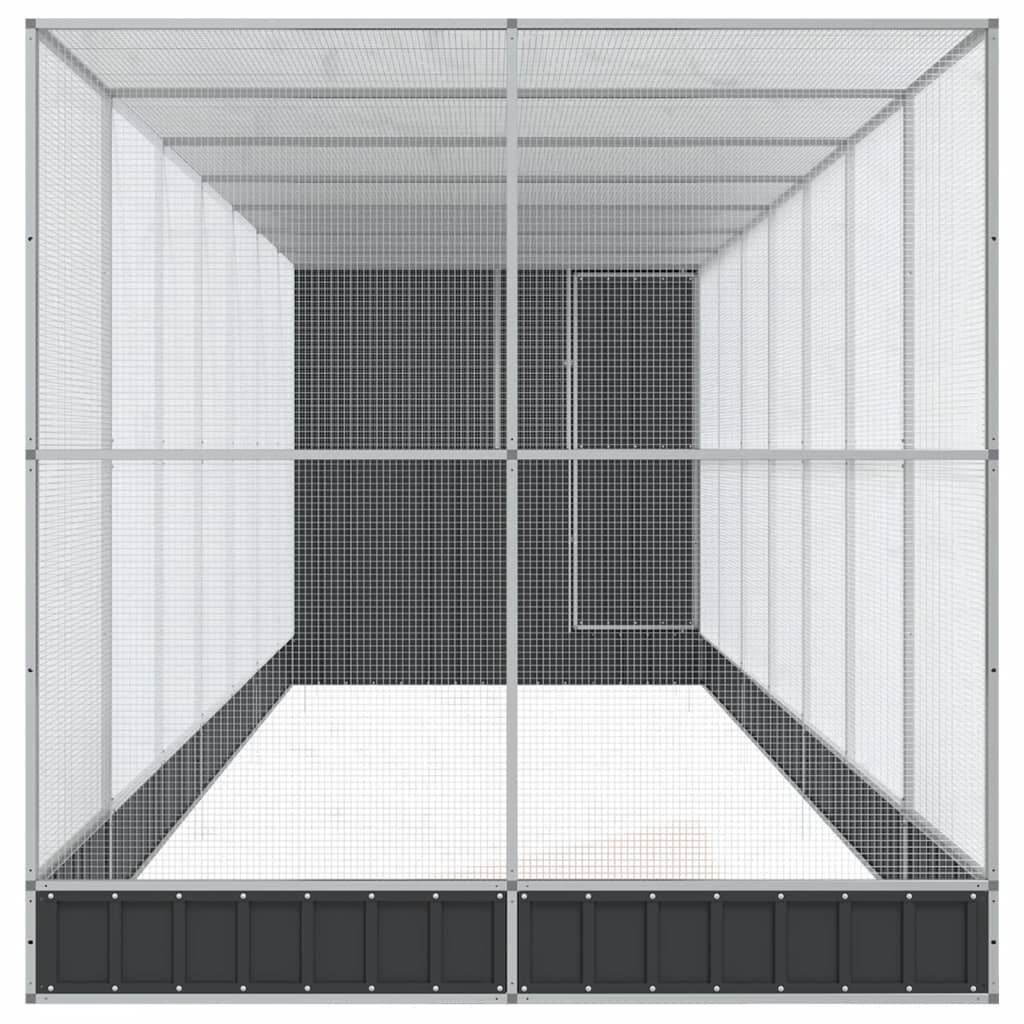 vidaXL Pajarera de acero extensible para Periquitos thumbnail