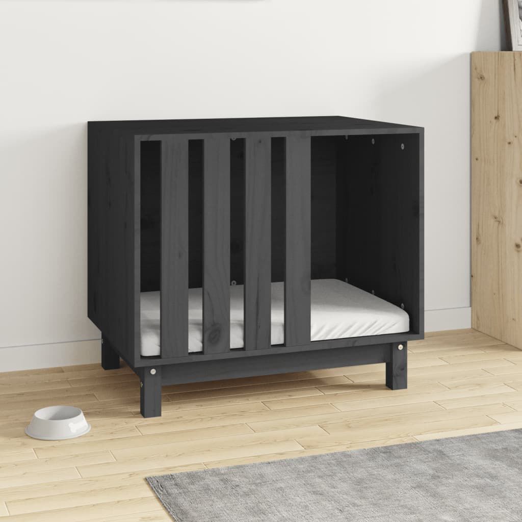 VidaXL Caseta Interior Gris para perros thumbnail