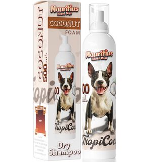 Mauritius Island Dogs Champú Espuma de Coco Lavado Seco Sin Enjuague para Mascotas