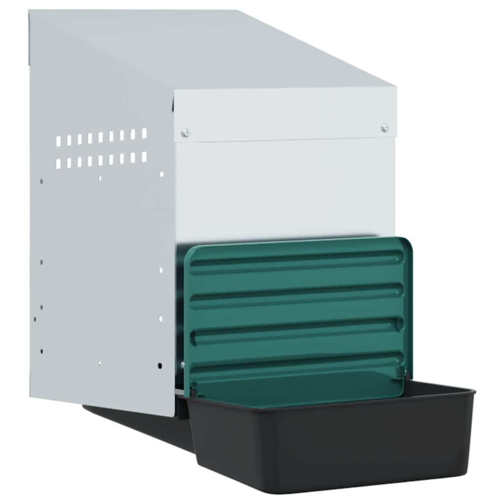 vidaXL Nido para gallinas de acero galvanizado para montar en la pared thumbnail