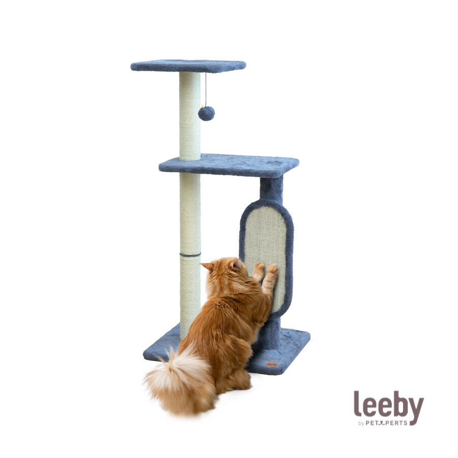 Leeby Voltaire torre rascador con juguete para gatos thumbnail