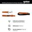 Gotoo Correa de nylon reflectante naranja para perros, , large indicador imagen numero 4