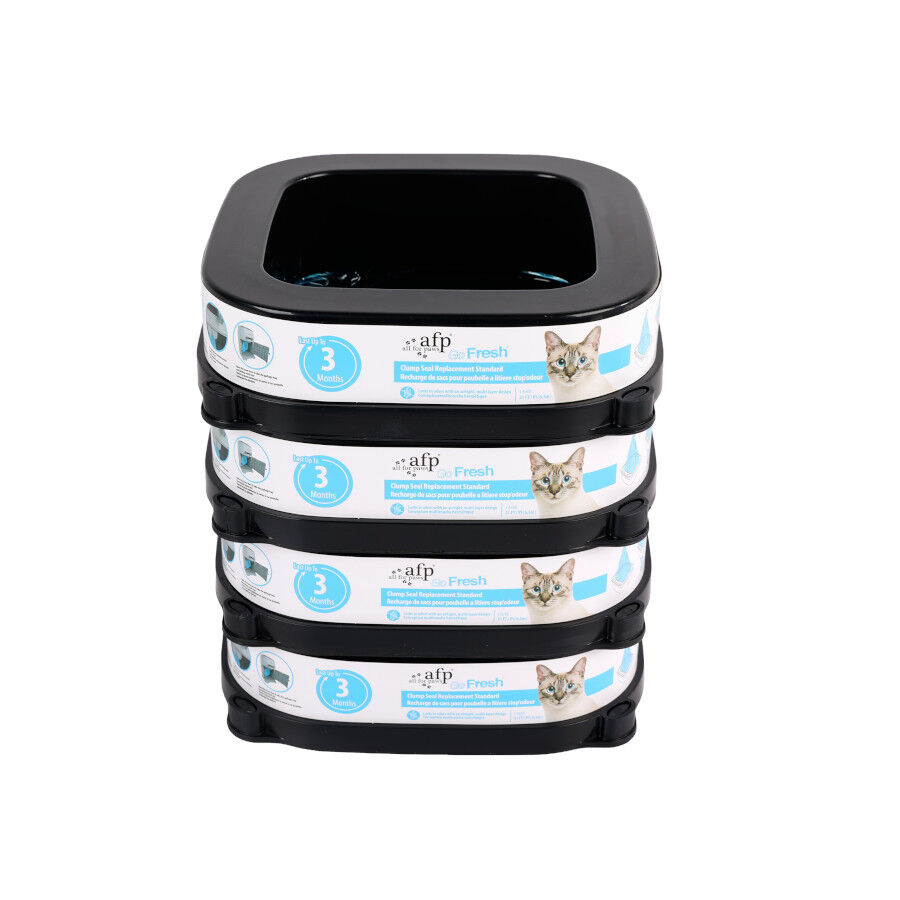 All For Paws Go Fresh Repuesto Bolsas Negras para gatos, , large Imagen numero 3