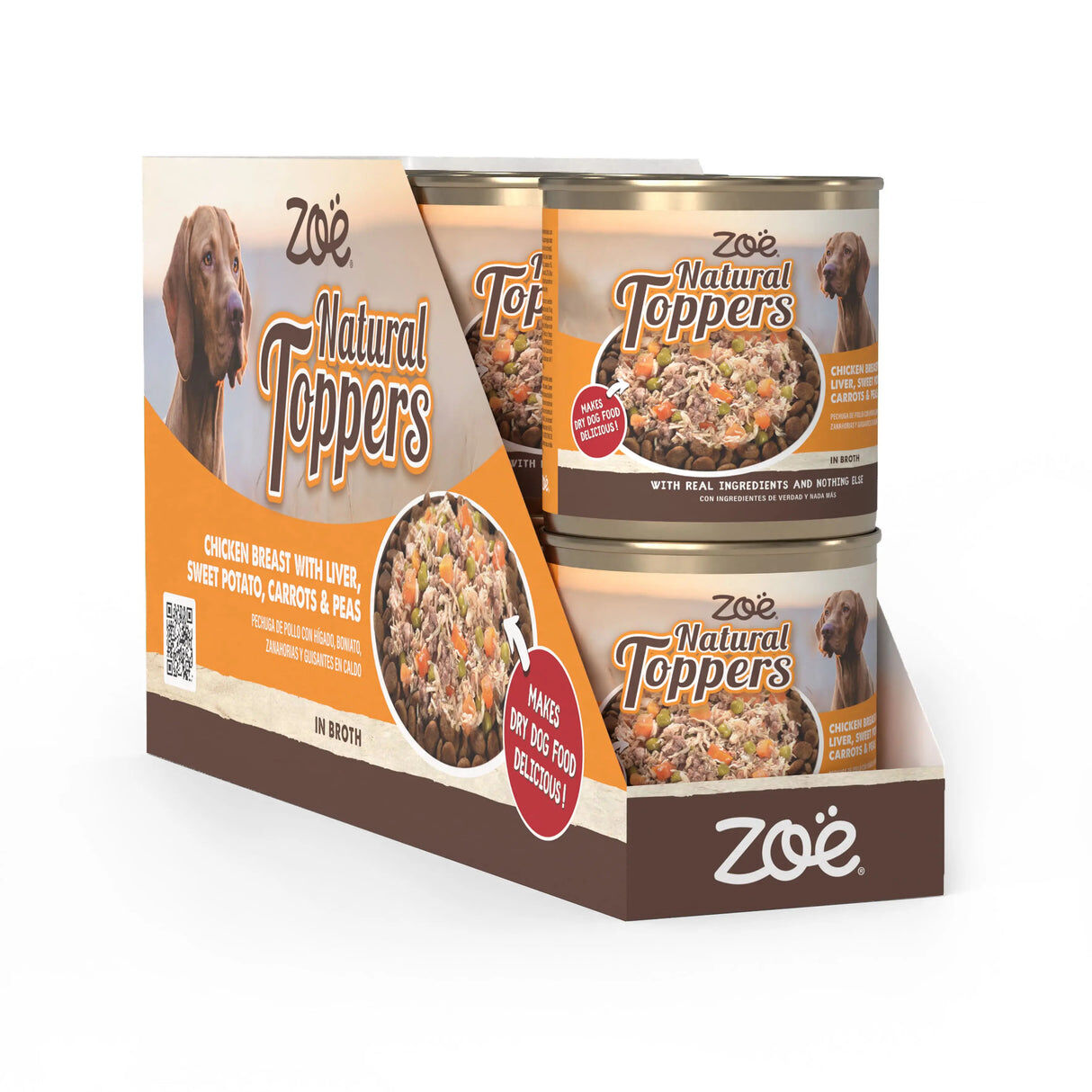 Zo&euml; Natural Toppers 170g Pollo con higado, , large Imagen numero 3