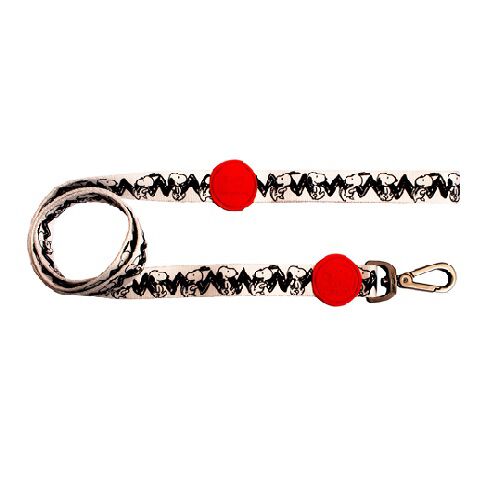 Correa de poli&eacute;ster para perros Zooz Pets Charlie Brown White, , large Imagen numero 1