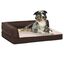 Vidaxl colch&oacute;n - sof&aacute; marr&oacute;n para perros, , large indicador imagen numero 1