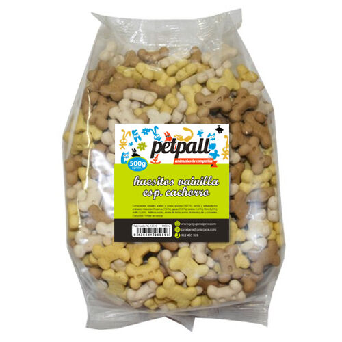 PETPALL LOVERS HUESITOS VAINILLA CACHORRO (BOLSA 500 GR APROX), , large Imagen numero 1