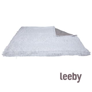 Leeby Manta Anti Estrés Suave Gris para perros