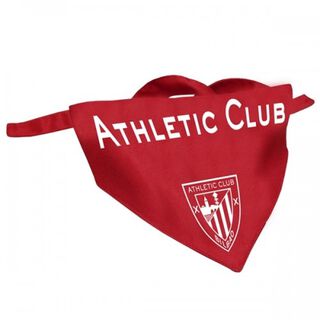 Bandana futbolera Athletic Club para perros color Rojo