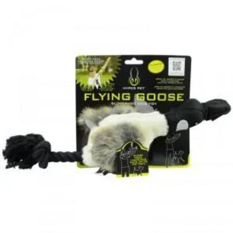 Juguete con forma de ganso para perro color Gris y Blanco thumbnail
