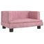 vidaXL Cama para perros de terciopelo rosa 80x45x30 cm, , large indicador imagen numero 5