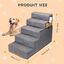 Nobleza Escalera para Perros, Rampa para Perros, Escalera para Cama de Perros Pequeños para Perros y Gatos, Escaleras para Perros Mascotas de 5 Escalones con Rodillo Quitapelusas, , large indicador imagen numero 7