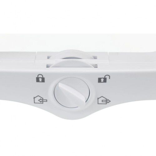 Gatera con sellado especial y cerradura magnética color Blanco thumbnail