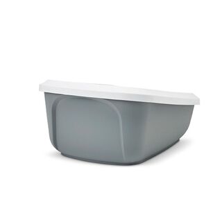 Savic Jumbo Cubeta Aseo Gris para gatos