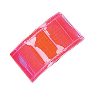 Cintas elásticas reflectantes para brazo/pierna color Rosa/Negro