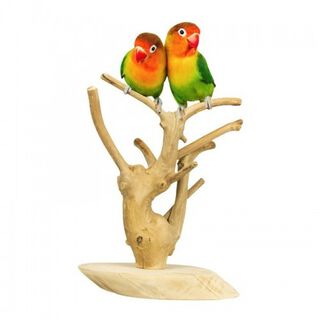 Árbol de madera para pájaros Cool Parrots Java marrón
