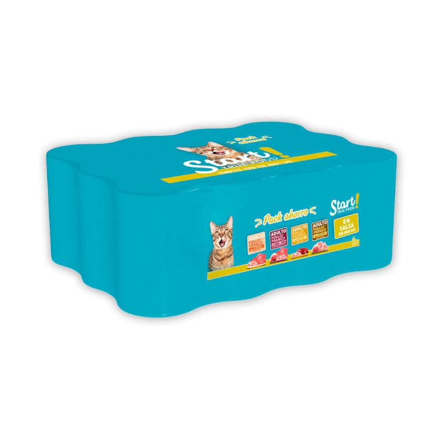 Start Multipack de Carne en Salsa para Gatos thumbnail